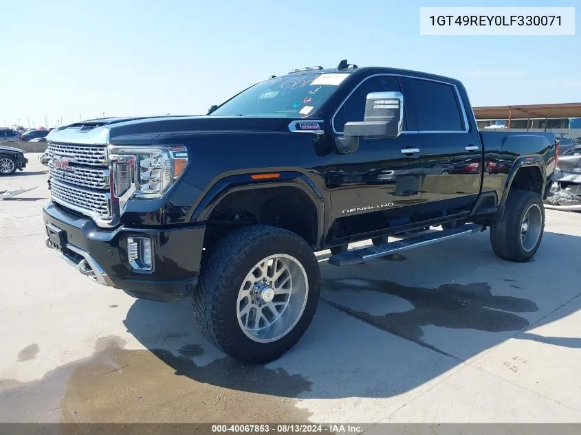 2020 GMC Sierra 2500Hd 4Wd Standard Bed Denali VIN: 1GT49REY0LF330071 Lot: 40067853