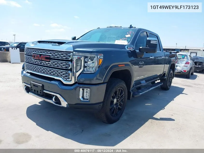 2020 GMC Sierra 3500Hd VIN: 1GT49WEY9LF173123 Lot: 40076117