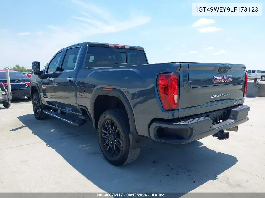 2020 GMC Sierra 3500Hd VIN: 1GT49WEY9LF173123 Lot: 40076117