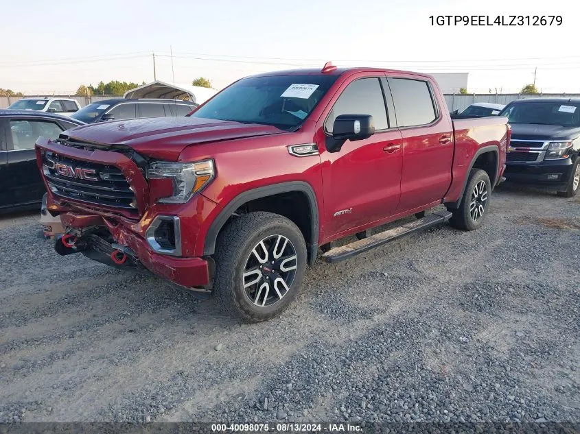 2020 GMC Sierra 1500 4Wd Short Box At4 VIN: 1GTP9EEL4LZ312679 Lot: 40098075