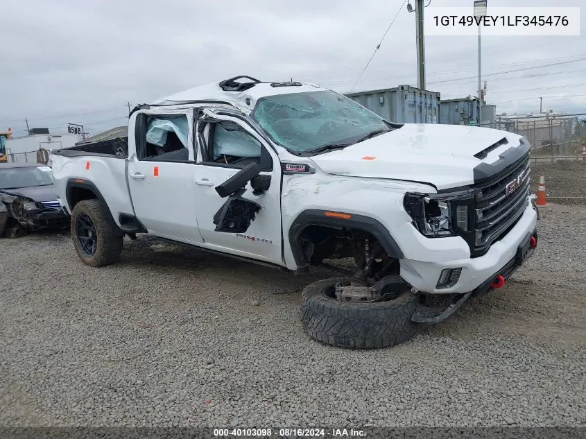 2020 GMC Sierra 3500Hd VIN: 1GT49VEY1LF345476 Lot: 40103098