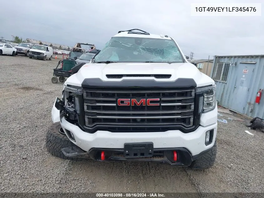 2020 GMC Sierra 3500Hd VIN: 1GT49VEY1LF345476 Lot: 40103098