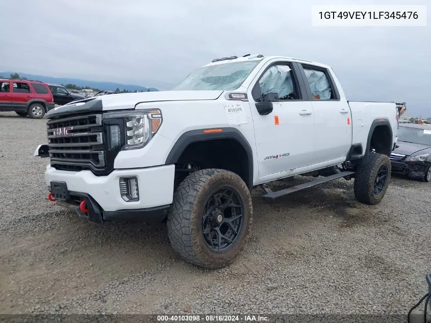 2020 GMC Sierra 3500Hd VIN: 1GT49VEY1LF345476 Lot: 40103098