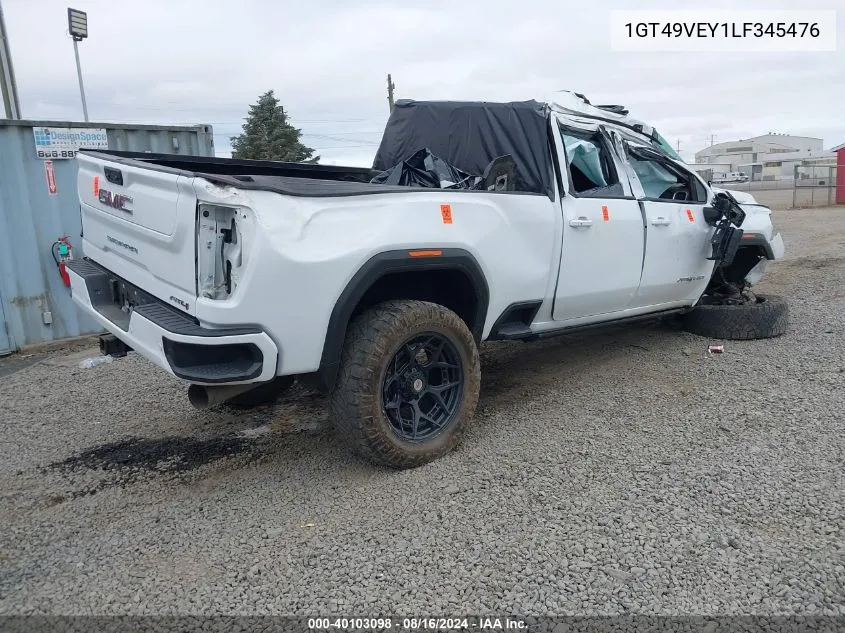 2020 GMC Sierra 3500Hd VIN: 1GT49VEY1LF345476 Lot: 40103098