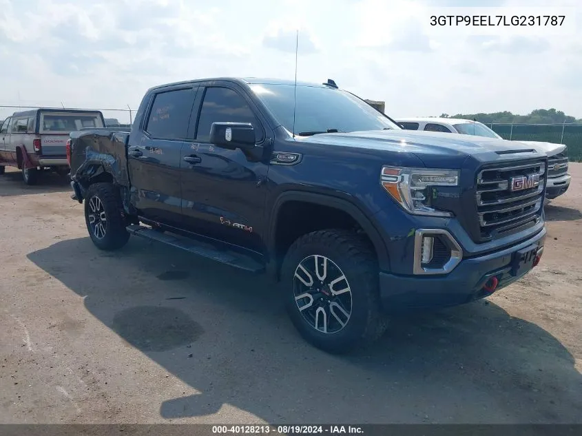 2020 GMC Sierra 1500 4Wd Short Box At4 VIN: 3GTP9EEL7LG231787 Lot: 40128213