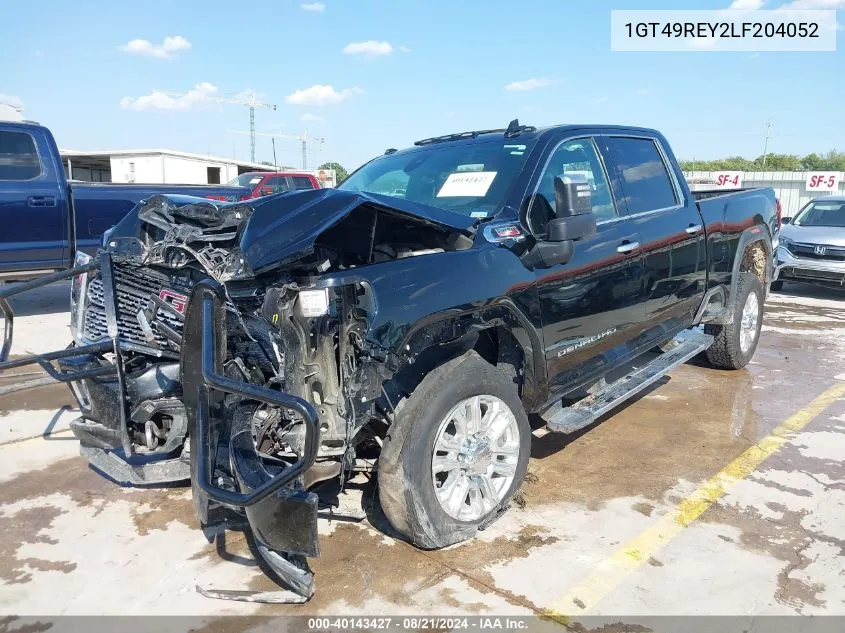 2020 GMC Sierra 2500Hd 4Wd Standard Bed Denali VIN: 1GT49REY2LF204052 Lot: 40143427