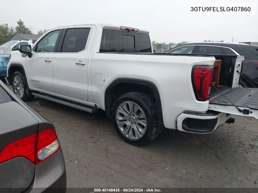 3GTU9FEL5LG407860 2020 GMC Sierra 1500 4Wd Short Box Denali