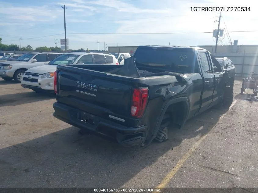 2020 GMC Sierra 1500 2Wd Double Cab Standard Box Elevation VIN: 1GTR8CED7LZ270534 Lot: 40156736