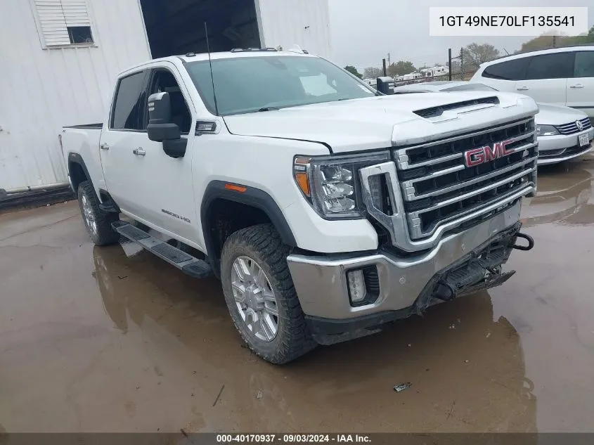 2020 GMC Sierra 2500Hd 4Wd Standard Bed Slt VIN: 1GT49NE70LF135541 Lot: 40170937