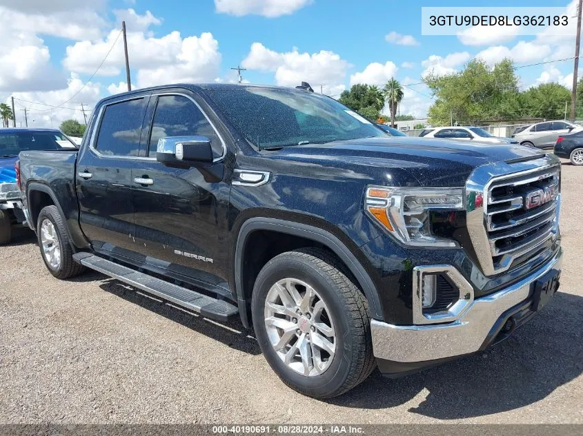 2020 GMC Sierra K1500 Slt VIN: 3GTU9DED8LG362183 Lot: 40190691