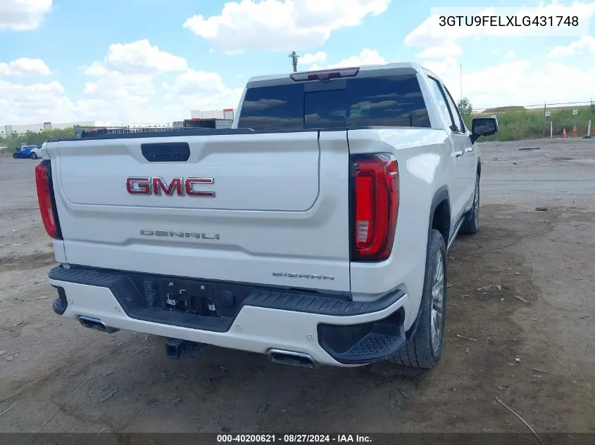 3GTU9FELXLG431748 2020 GMC Sierra 1500 4Wd Short Box Denali