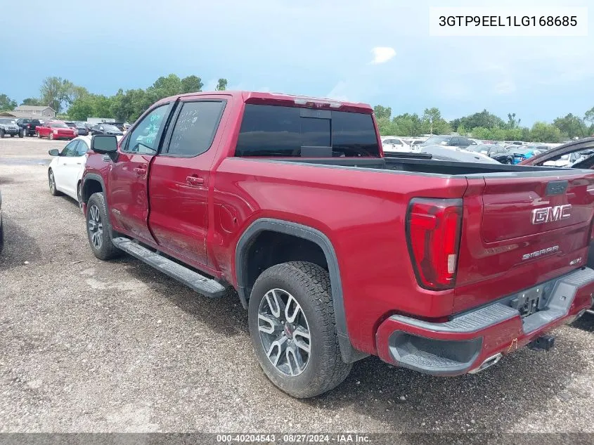 2020 GMC Sierra 1500 4Wd Short Box At4 VIN: 3GTP9EEL1LG168685 Lot: 40204543