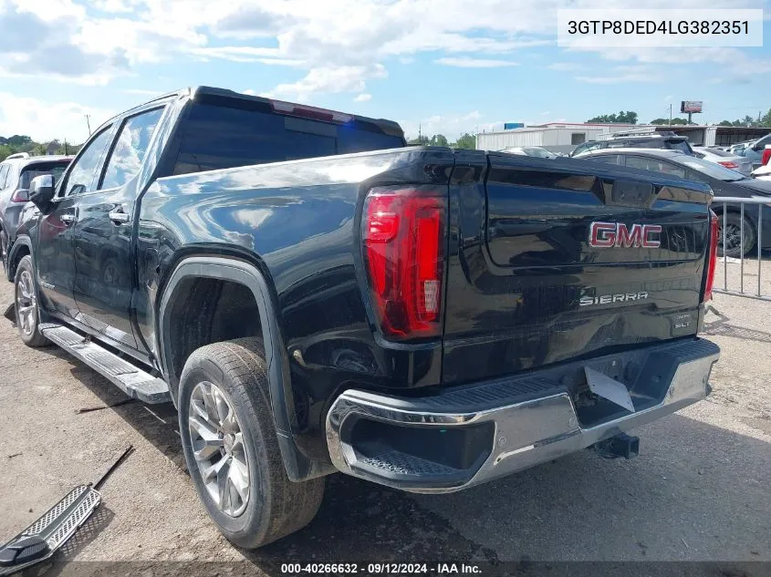 2020 GMC Sierra C1500 Slt VIN: 3GTP8DED4LG382351 Lot: 40266632