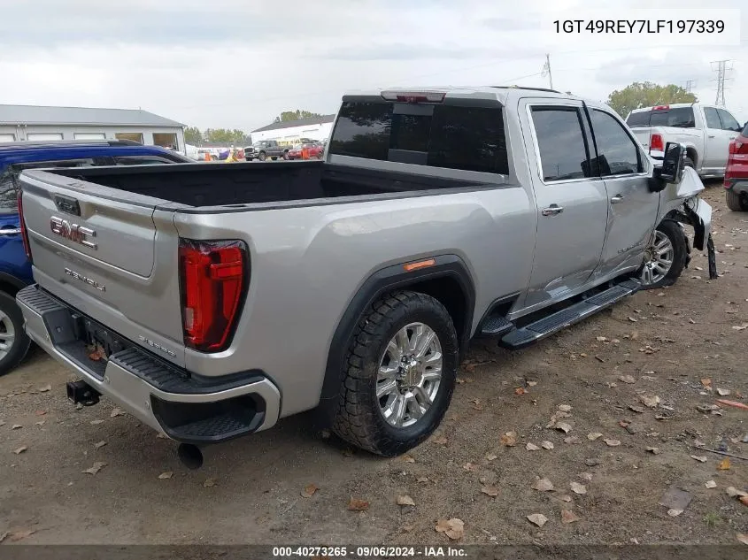 2020 GMC Sierra 2500Hd 4Wd Long Bed Denali/4Wd Standard Bed Denali VIN: 1GT49REY7LF197339 Lot: 40273265