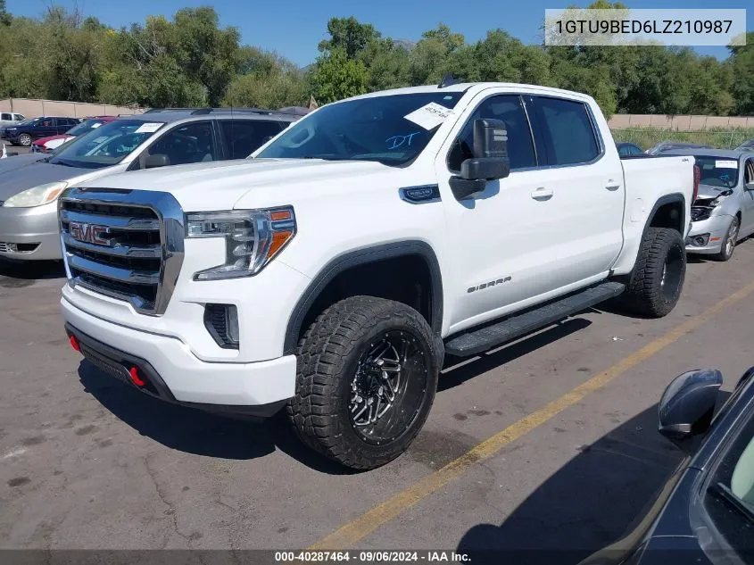 2020 GMC Sierra 1500 4Wd Short Box Sle/4Wd Standard Box Sle VIN: 1GTU9BED6LZ210987 Lot: 40287464