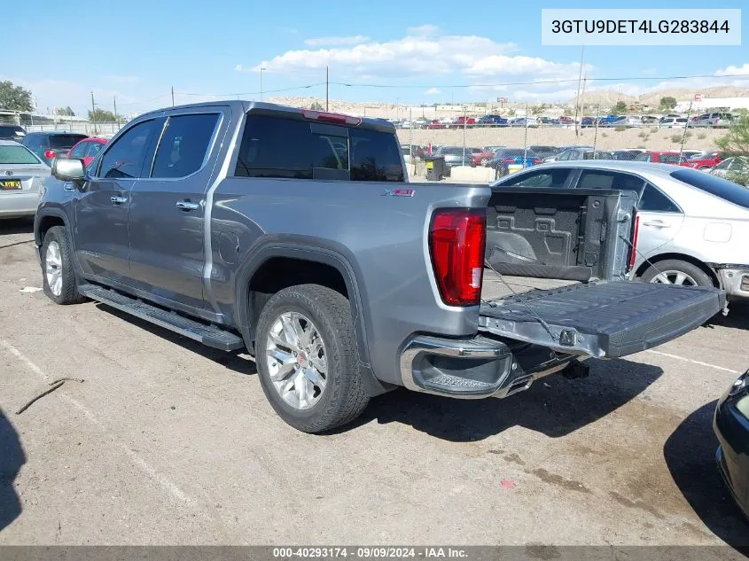 2020 GMC Sierra 1500 4Wd Short Box Slt VIN: 3GTU9DET4LG283844 Lot: 40293174