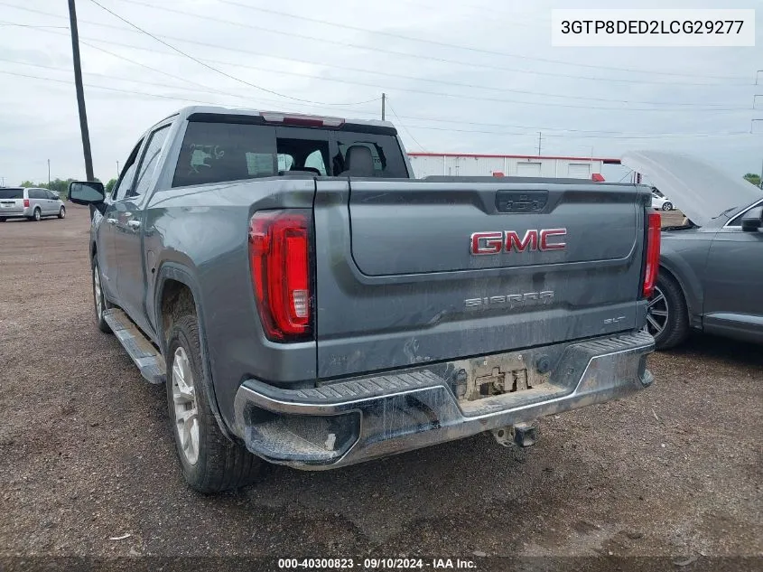 2020 GMC Sierra 1500 VIN: 3GTP8DED2LCG29277 Lot: 40300823