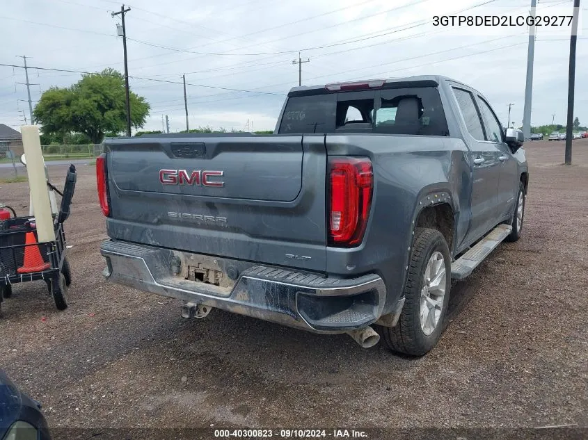 2020 GMC Sierra 1500 VIN: 3GTP8DED2LCG29277 Lot: 40300823