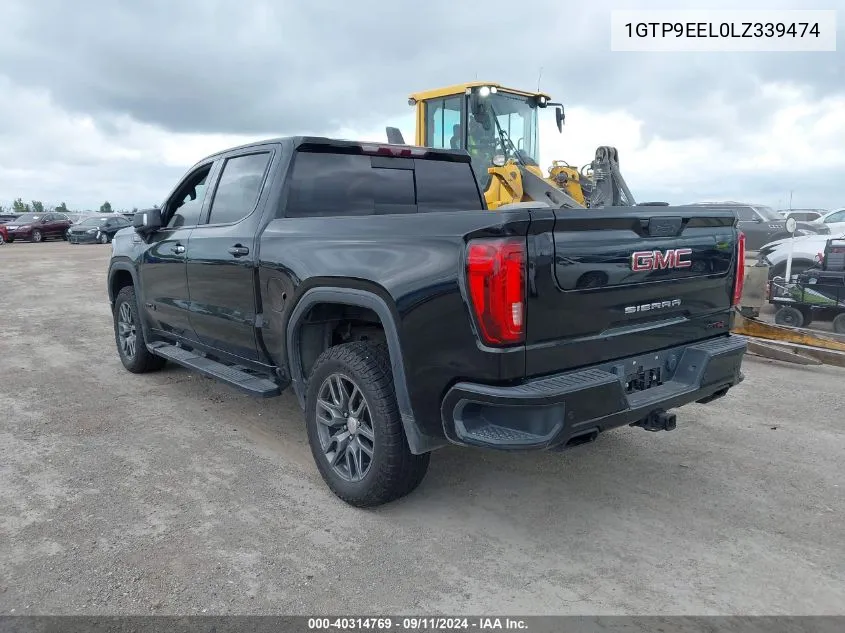 2020 GMC Sierra 1500 K1500 At4 VIN: 1GTP9EEL0LZ339474 Lot: 40314769