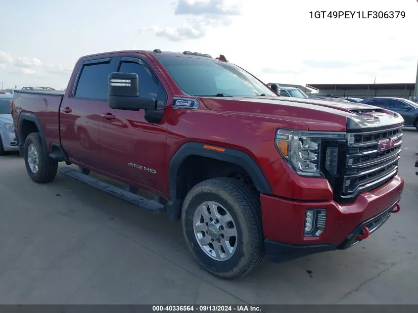 2020 GMC Sierra 2500Hd 4Wd Standard Bed At4 VIN: 1GT49PEY1LF306379 Lot: 40336564