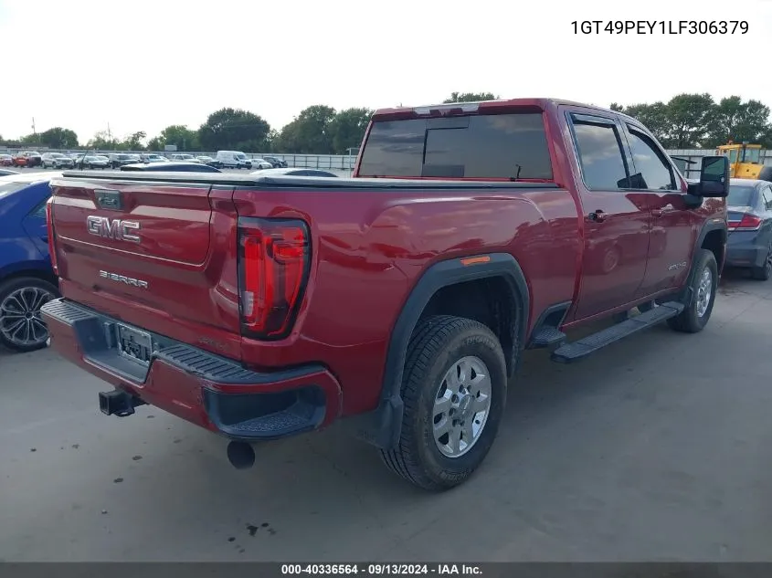 1GT49PEY1LF306379 2020 GMC Sierra 2500Hd 4Wd Standard Bed At4