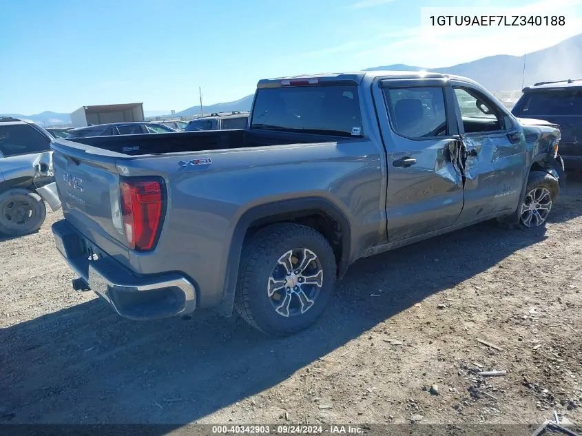 1GTU9AEF7LZ340188 2020 GMC Sierra K1500