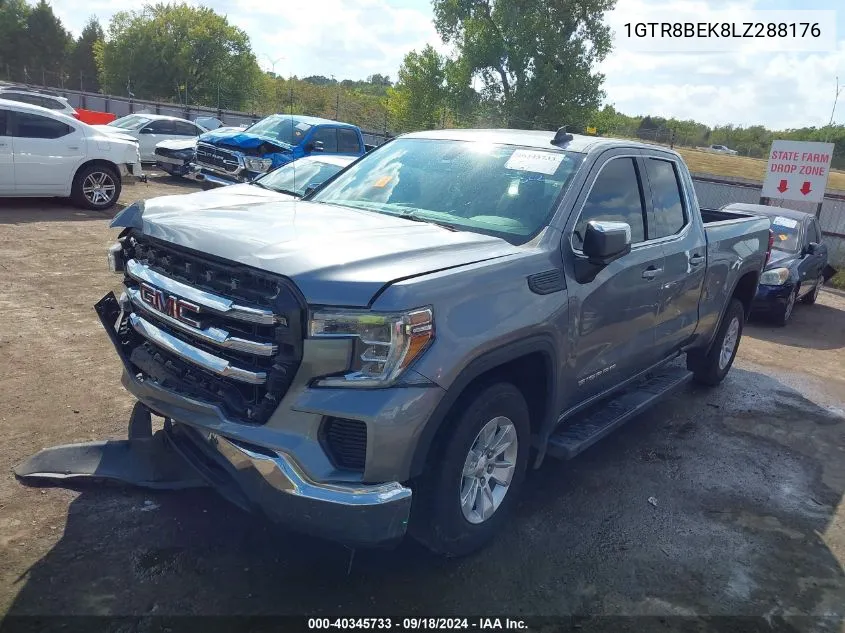 2020 GMC Sierra 1500 2Wd Double Cab Standard Box Sle VIN: 1GTR8BEK8LZ288176 Lot: 40345733