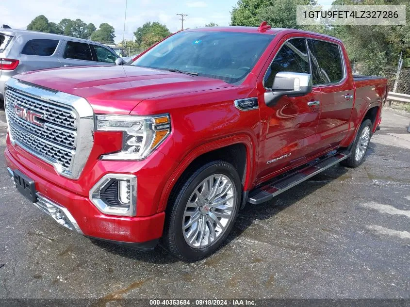 2020 GMC Sierra 1500 4Wd Short Box Denali VIN: 1GTU9FET4LZ327286 Lot: 40353684