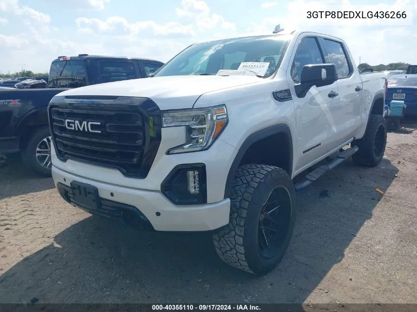 2020 GMC Sierra 1500 2Wd Short Box Slt VIN: 3GTP8DEDXLG436266 Lot: 40355110