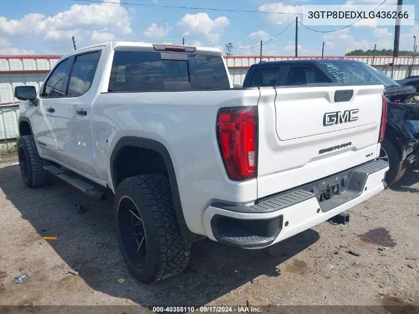 2020 GMC Sierra 1500 2Wd Short Box Slt VIN: 3GTP8DEDXLG436266 Lot: 40355110