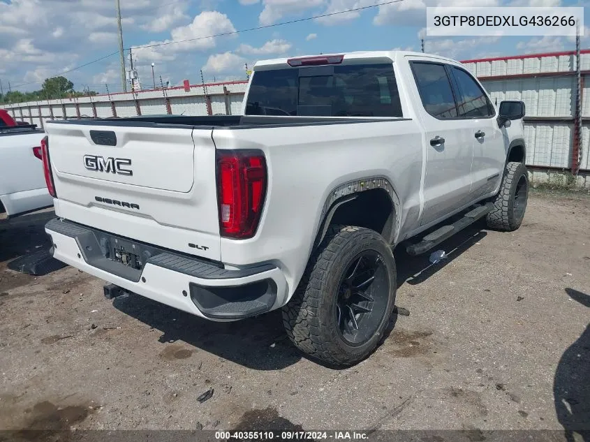 2020 GMC Sierra 1500 2Wd Short Box Slt VIN: 3GTP8DEDXLG436266 Lot: 40355110