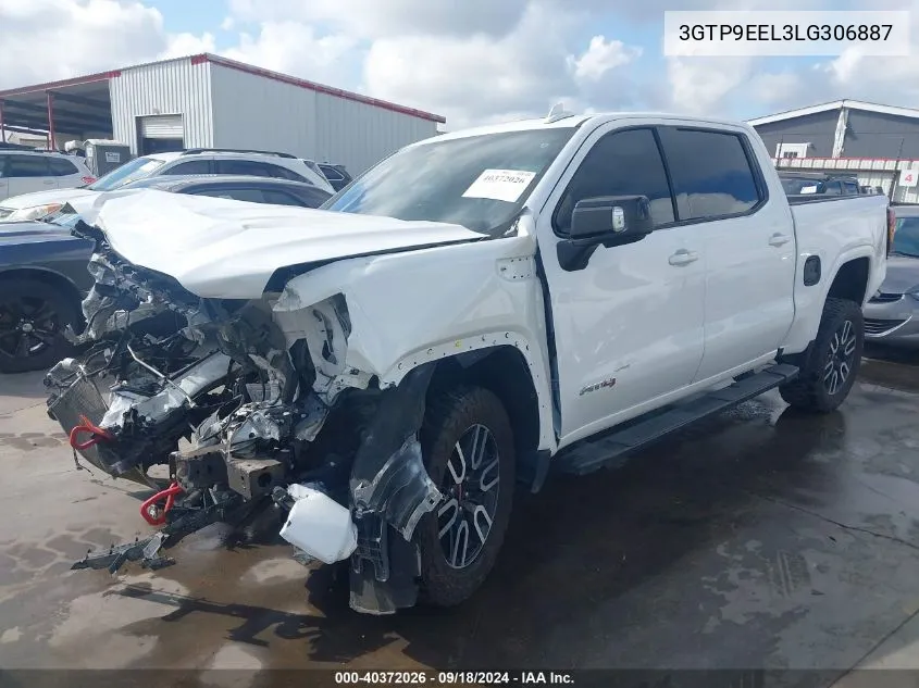 2020 GMC Sierra 1500 4Wd Short Box At4 VIN: 3GTP9EEL3LG306887 Lot: 40372026