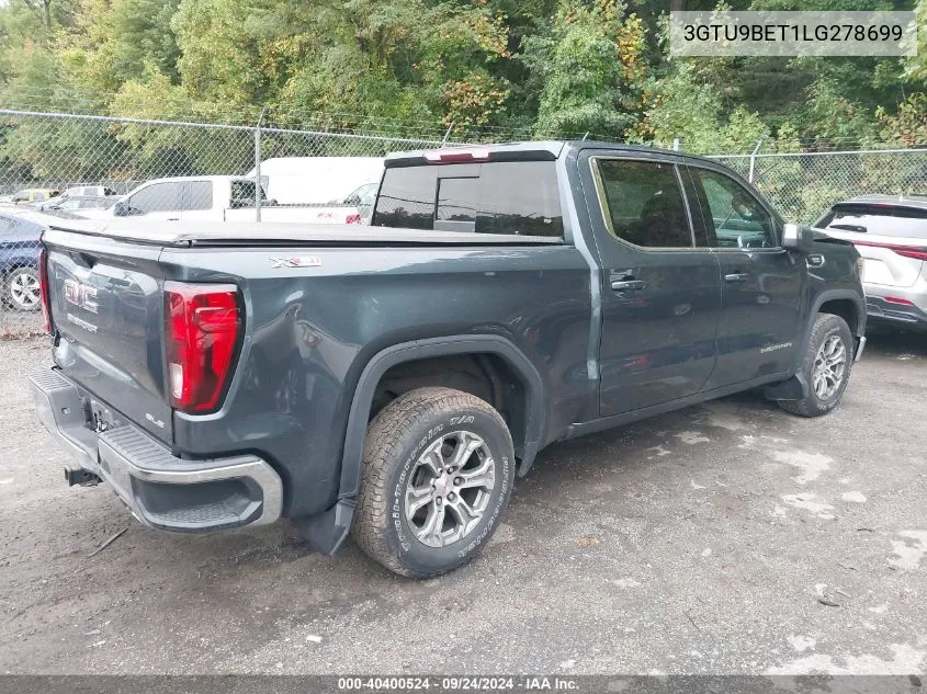 3GTU9BET1LG278699 2020 GMC Sierra K1500 Sle