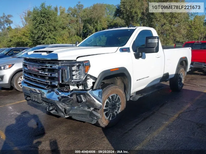 2020 GMC Sierra 2500Hd 4Wd Regular Cab Long Bed Sle VIN: 1GT09ME78LF221673 Lot: 40404806