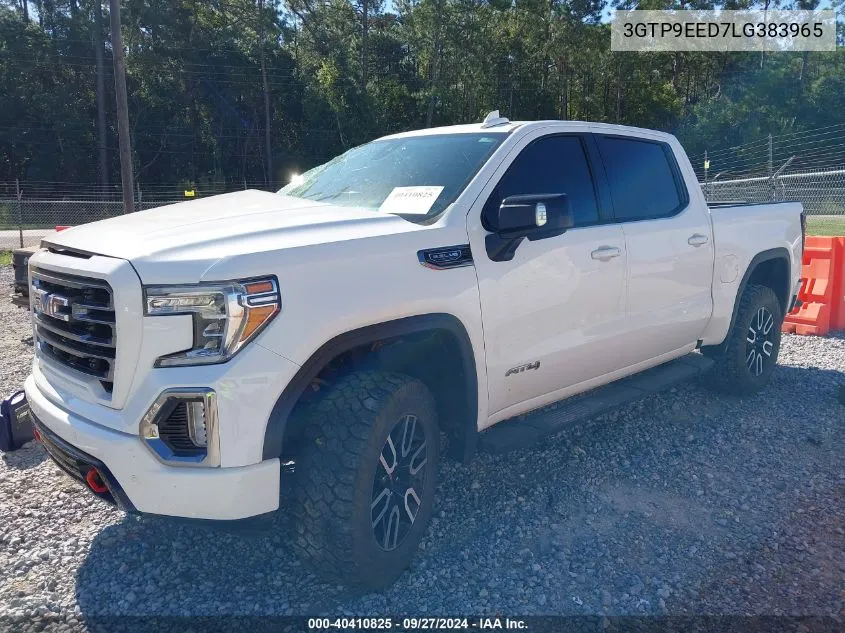 2020 GMC Sierra 1500 4Wd Short Box At4 VIN: 3GTP9EED7LG383965 Lot: 40410825