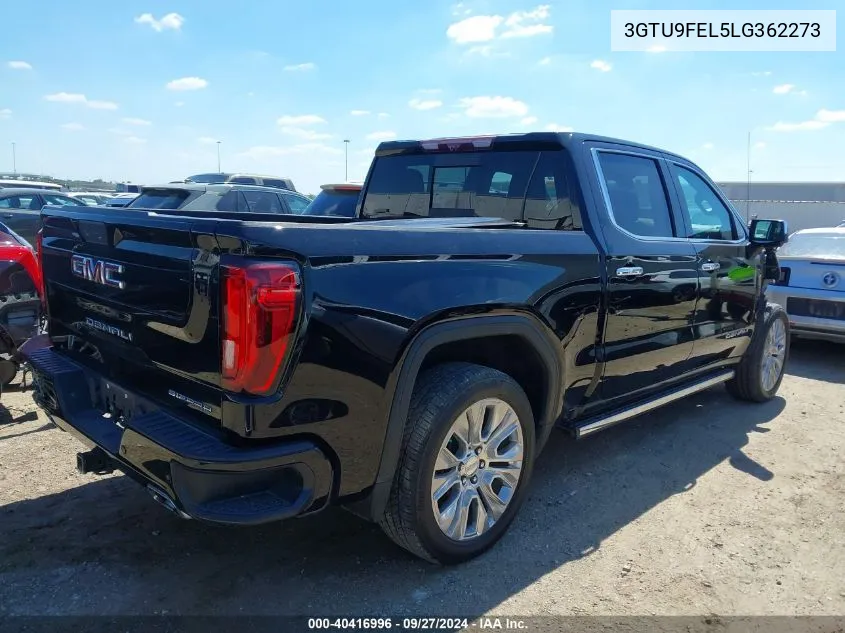 2020 GMC Sierra 1500 4Wd Short Box Denali VIN: 3GTU9FEL5LG362273 Lot: 40416996