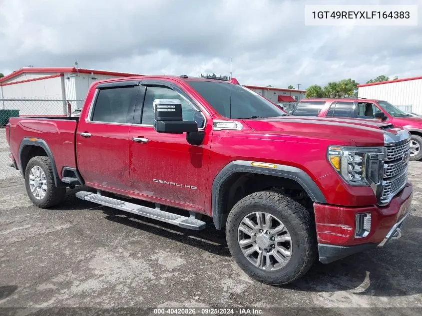 2020 GMC Sierra 2500Hd 4Wd Standard Bed Denali VIN: 1GT49REYXLF164383 Lot: 40420826