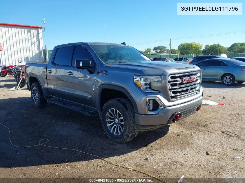 2020 GMC Sierra 1500 4Wd Short Box At4 VIN: 3GTP9EEL0LG111796 Lot: 40421865