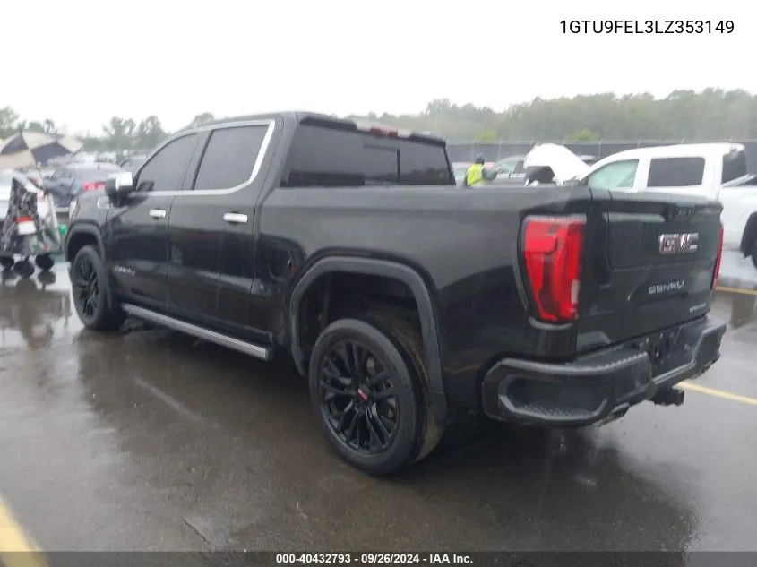 1GTU9FEL3LZ353149 2020 GMC Sierra K1500 Denali