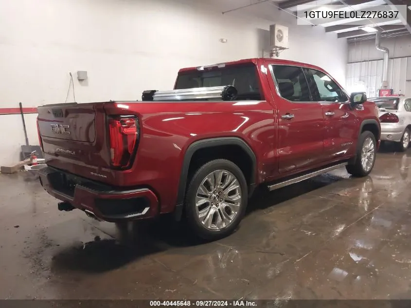 2020 GMC Sierra 1500 4Wd Short Box Denali VIN: 1GTU9FEL0LZ276837 Lot: 40445648