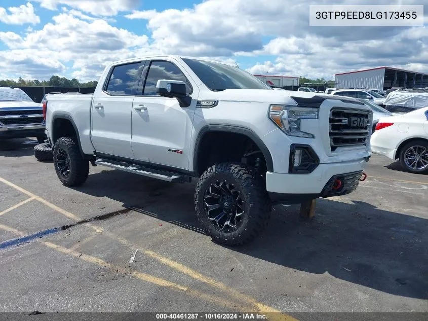 2020 GMC Sierra 1500 4Wd Short Box At4 VIN: 3GTP9EED8LG173455 Lot: 40461287