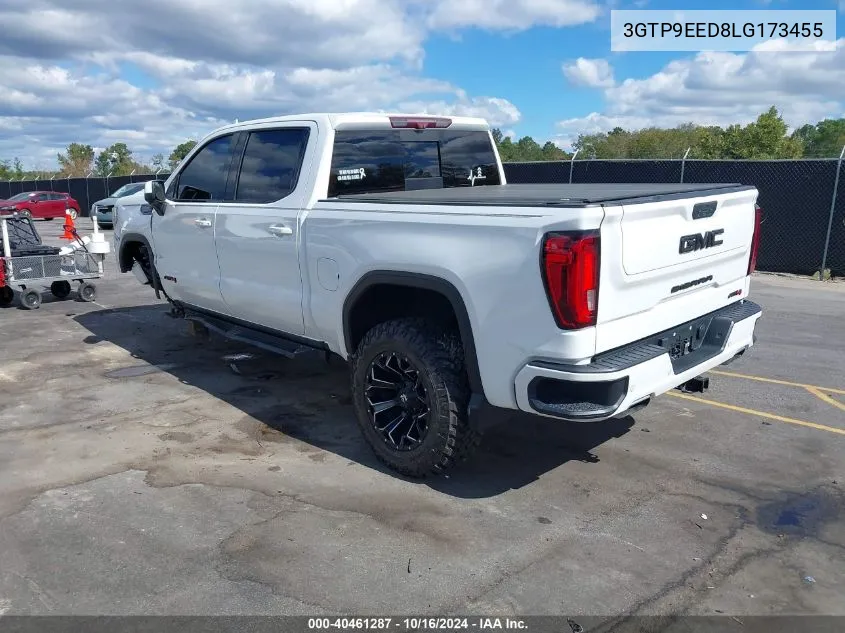 2020 GMC Sierra 1500 4Wd Short Box At4 VIN: 3GTP9EED8LG173455 Lot: 40461287