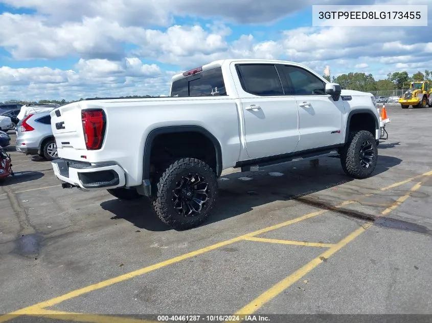 2020 GMC Sierra 1500 4Wd Short Box At4 VIN: 3GTP9EED8LG173455 Lot: 40461287