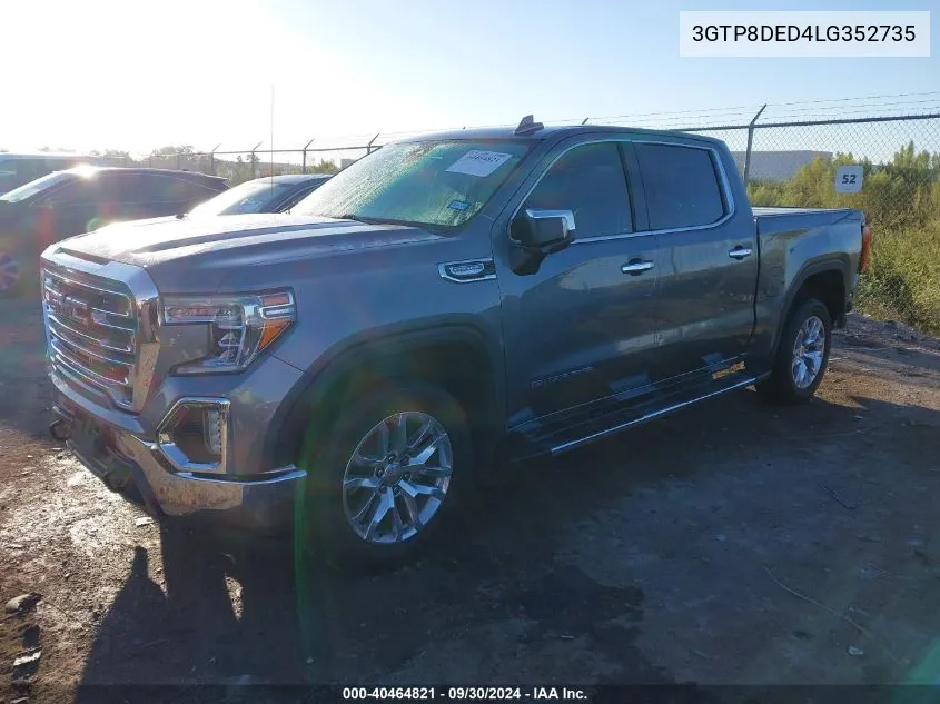 2020 GMC Sierra C1500 Slt VIN: 3GTP8DED4LG352735 Lot: 40464821