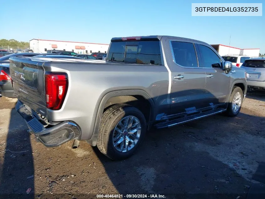 2020 GMC Sierra C1500 Slt VIN: 3GTP8DED4LG352735 Lot: 40464821