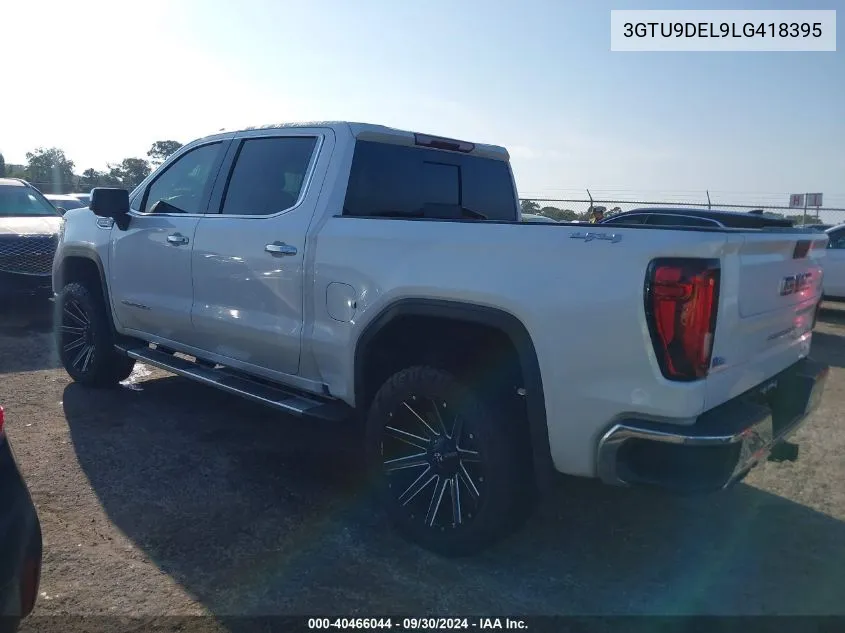 2020 GMC Sierra K1500 Slt VIN: 3GTU9DEL9LG418395 Lot: 40466044