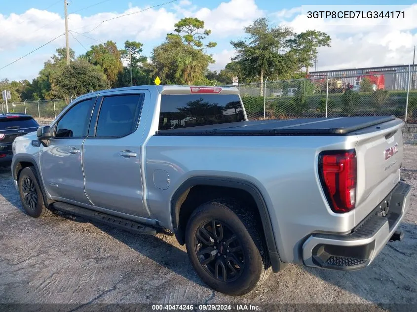 3GTP8CED7LG344171 2020 GMC Sierra C1500 Elevation