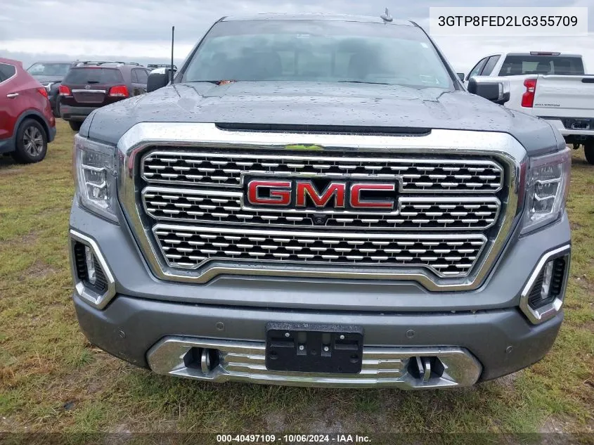 2020 GMC Sierra C1500 Denali VIN: 3GTP8FED2LG355709 Lot: 40497109