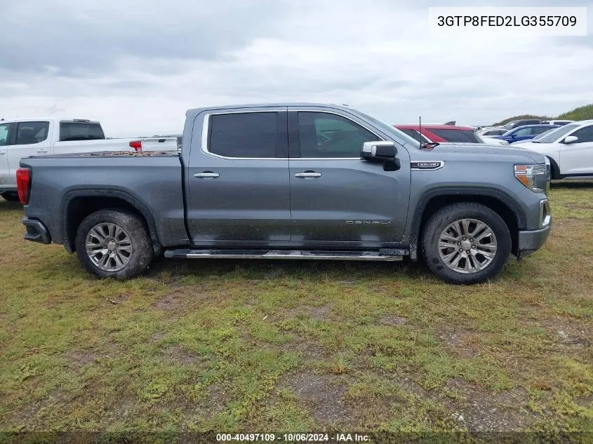 2020 GMC Sierra C1500 Denali VIN: 3GTP8FED2LG355709 Lot: 40497109