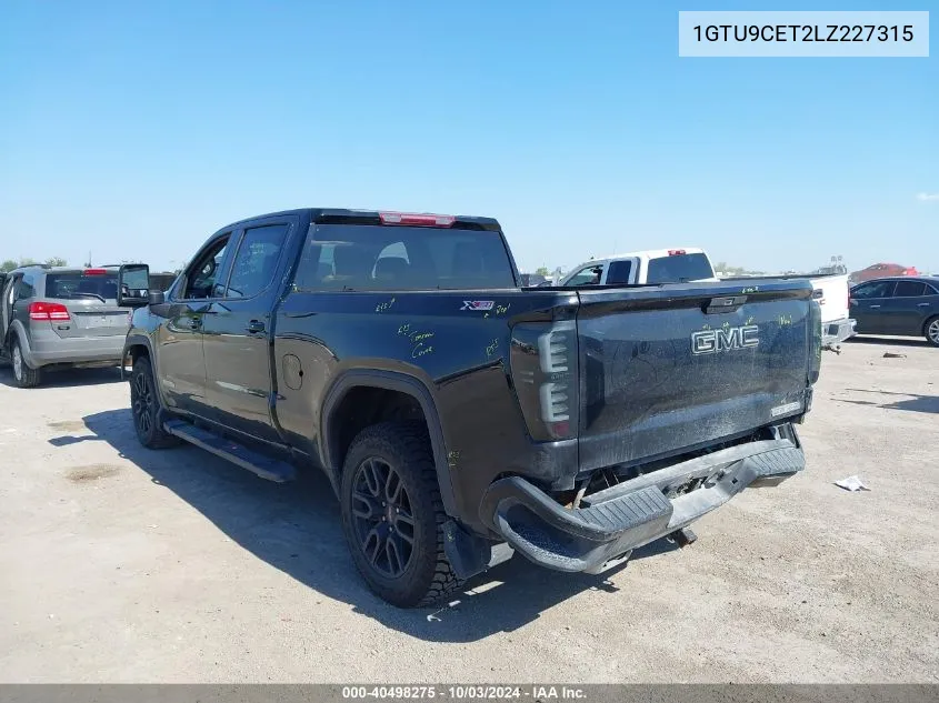 1GTU9CET2LZ227315 2020 GMC Sierra 1500 4Wd Short Box Elevation/4Wd Standard Box Elevation